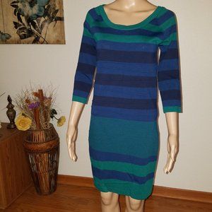 Max Studio green & blue dress size medium